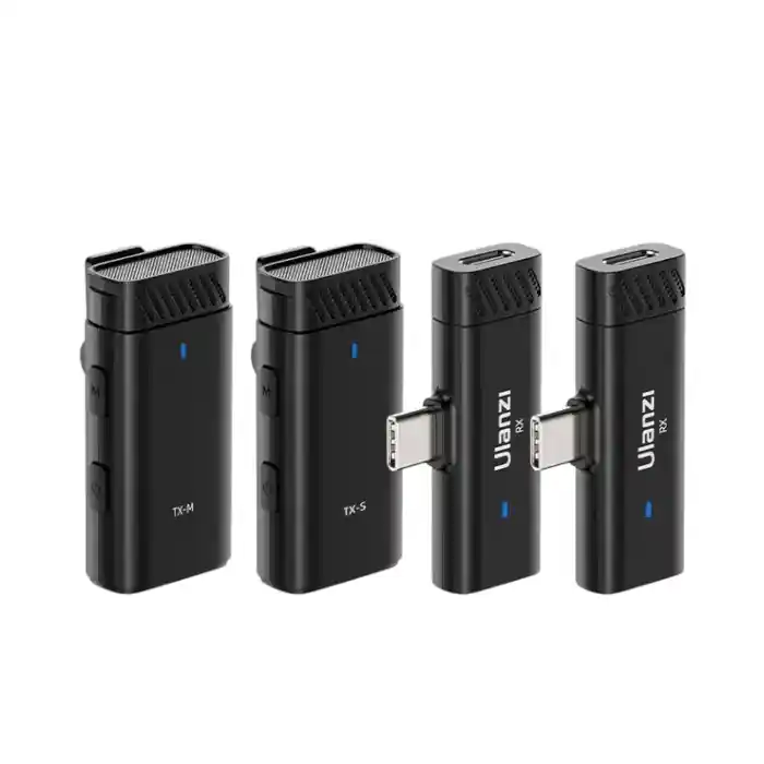 Ulanzi HM2301 Dual Channel Wireless Lavalier Microphone